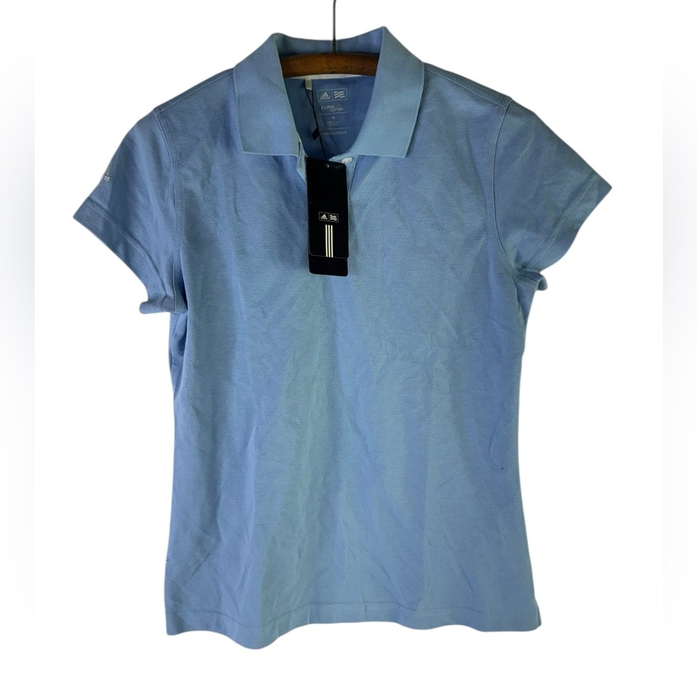 Adidas Golf Women’s Polo Shirt in blue size medium NWT